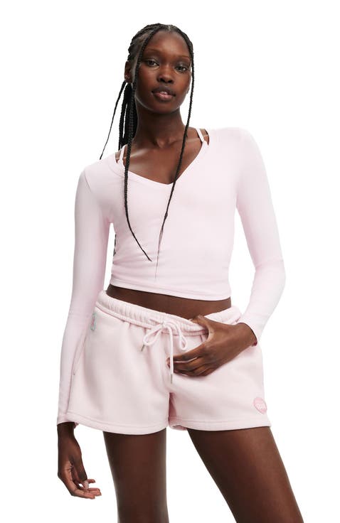 Women's Active Ultra Soft Plunge Front Long Sleeve