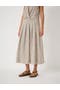 selected Green Stripe White