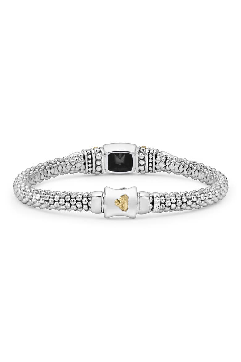 Rittenhouse Semiprecious Stone Bracelet, Alternate, color, BLACK ONYX