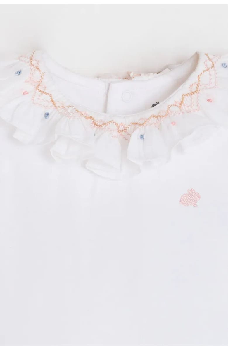 Babycottons Blanc Bodysuit for Infant, Alternate, color, White