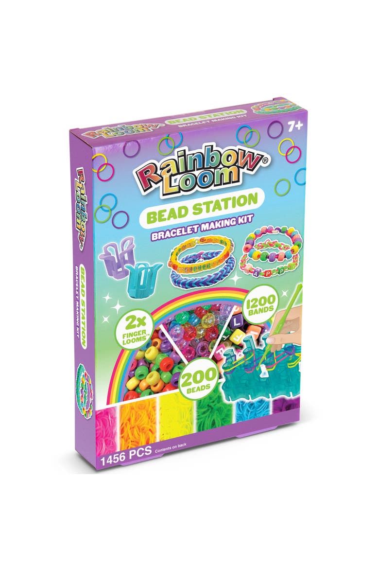 Bead Station 1200 Bands, 200 Beads, Loom Kit, Kids 7+, Alternate, color, Multicolored