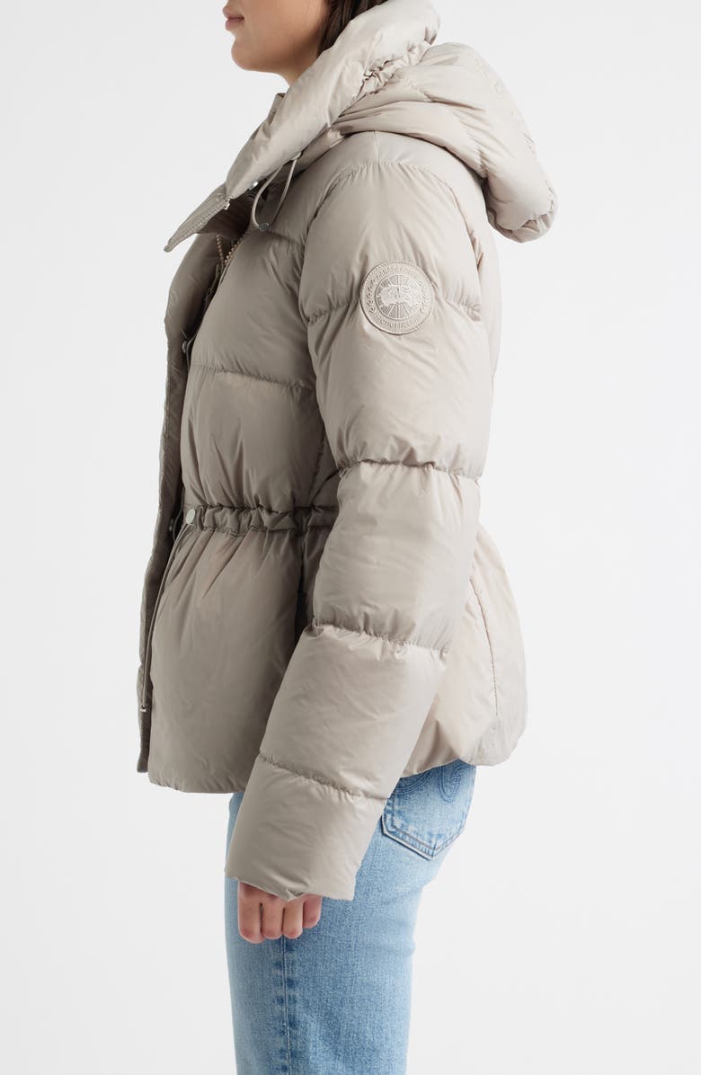 Canada Goose Montgomery Tonal Label 750 Fill Power Down Jacket, Alternate, color, Limestone - Calcaire