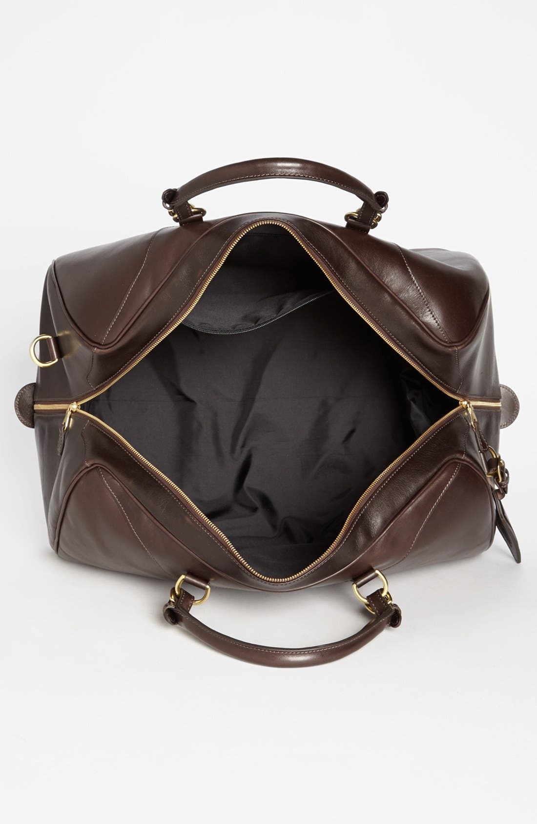 Mulholland 'Hippo' Leather Duffel Bag, Alternate, color, 