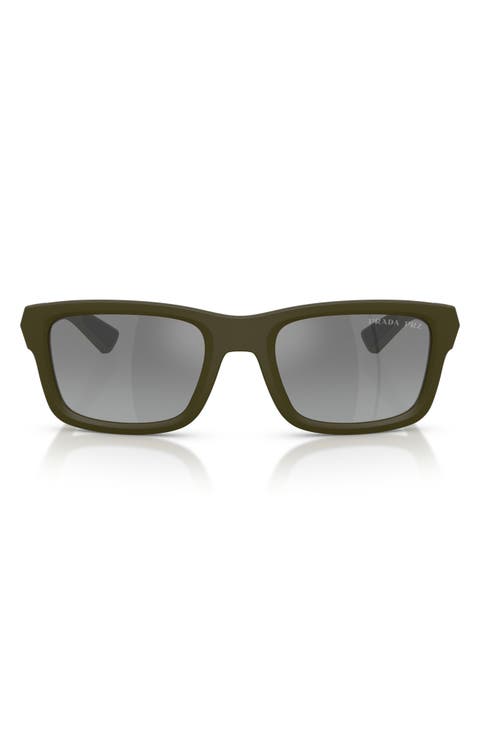54mm Polarized Gradient Irregular Sunglasses