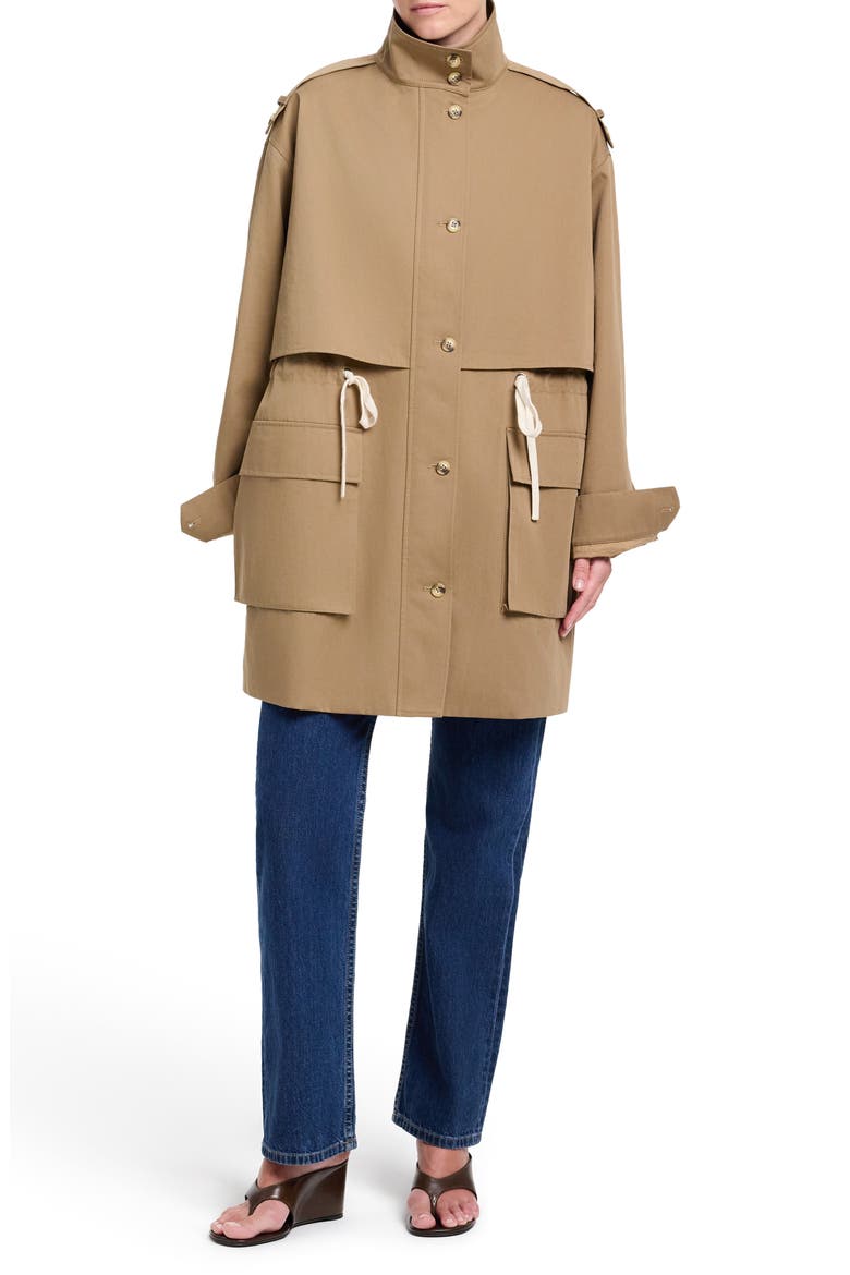 Drawing Conclusions Cotton Coat, Alternate, color, BRITISH KHAKI
