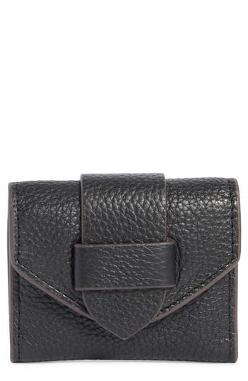 Aimee Kestenberg Keisha Leather Flap Wallet In Black