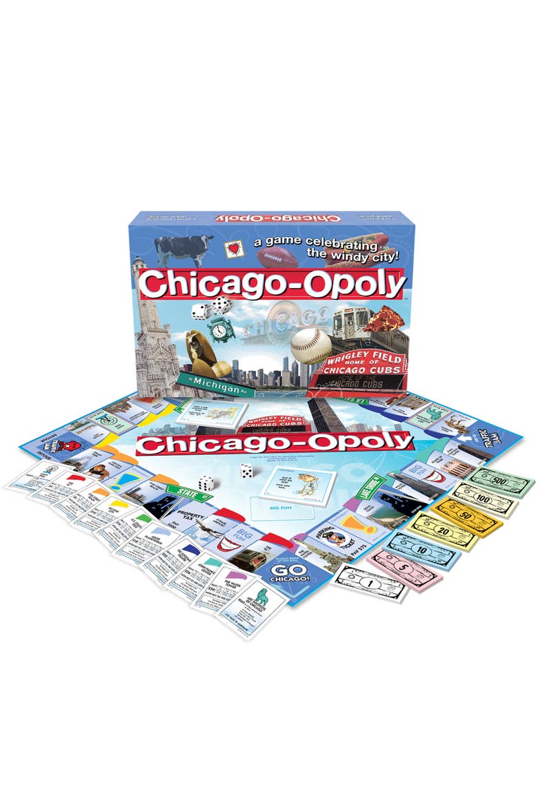 Chicagoopoly Monopoly Board Game, Alternate, color, Multicolored