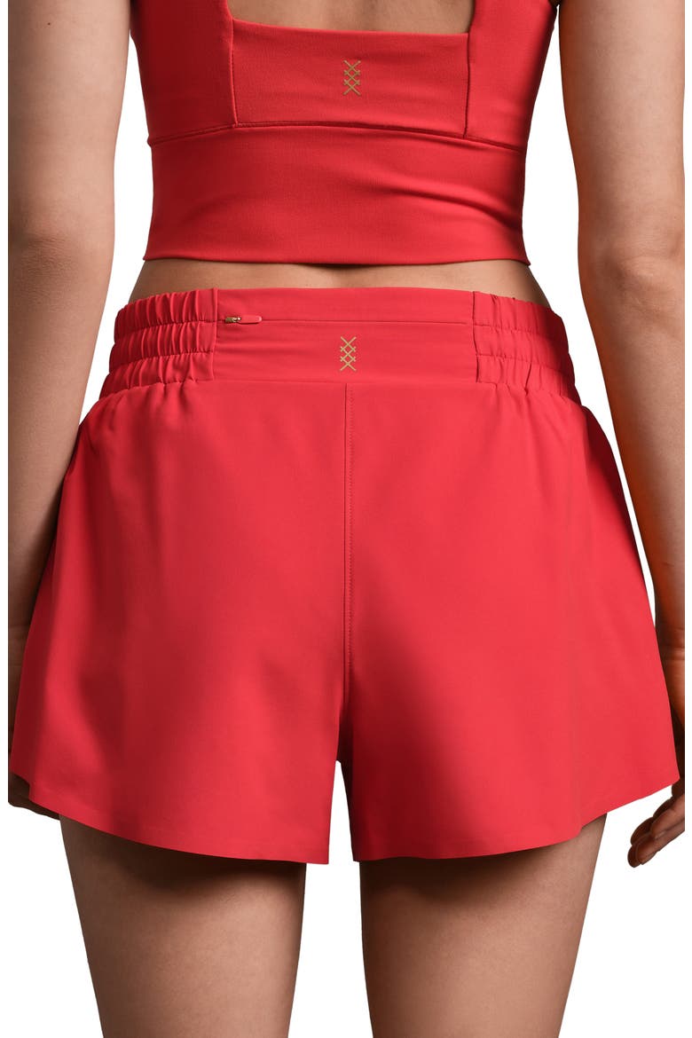 Mirage 3-Inch Lined Recycled Polyester Running Shorts, Alternate, color, CABANA RED