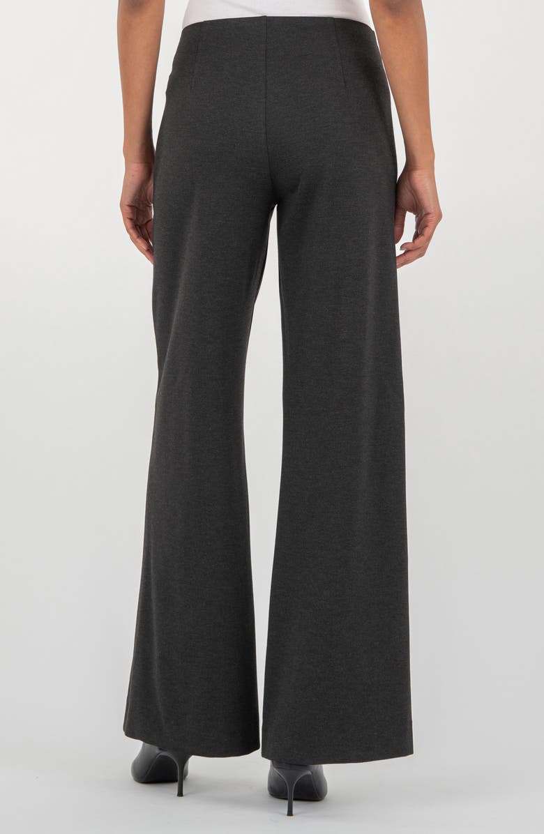KUT from the Kloth High Waist Wide Leg Pants, Alternate, color, Charcoal