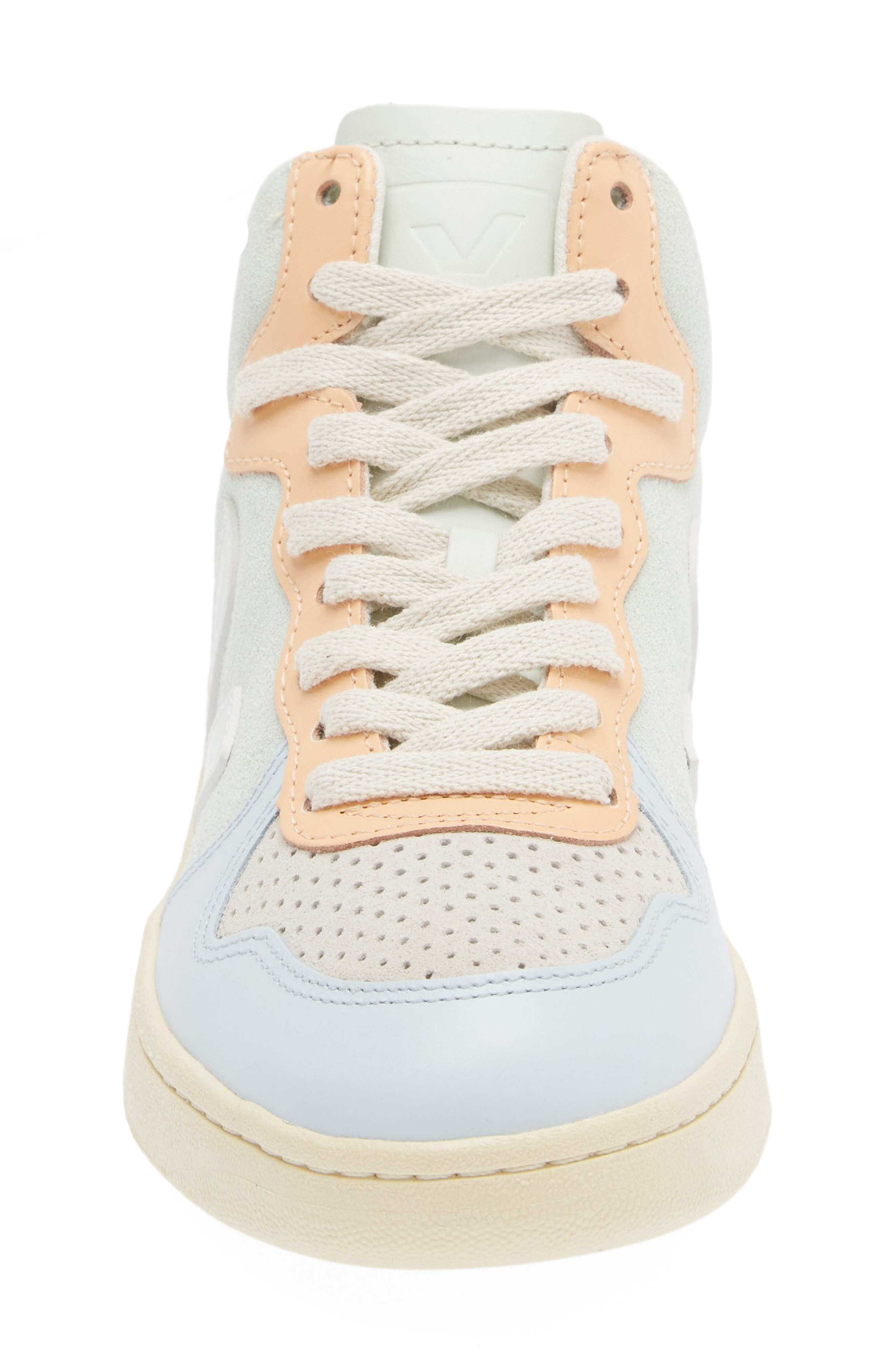 V-15 Mid Top Sneaker, Alternate, color, JADE WHITE-MULTICO