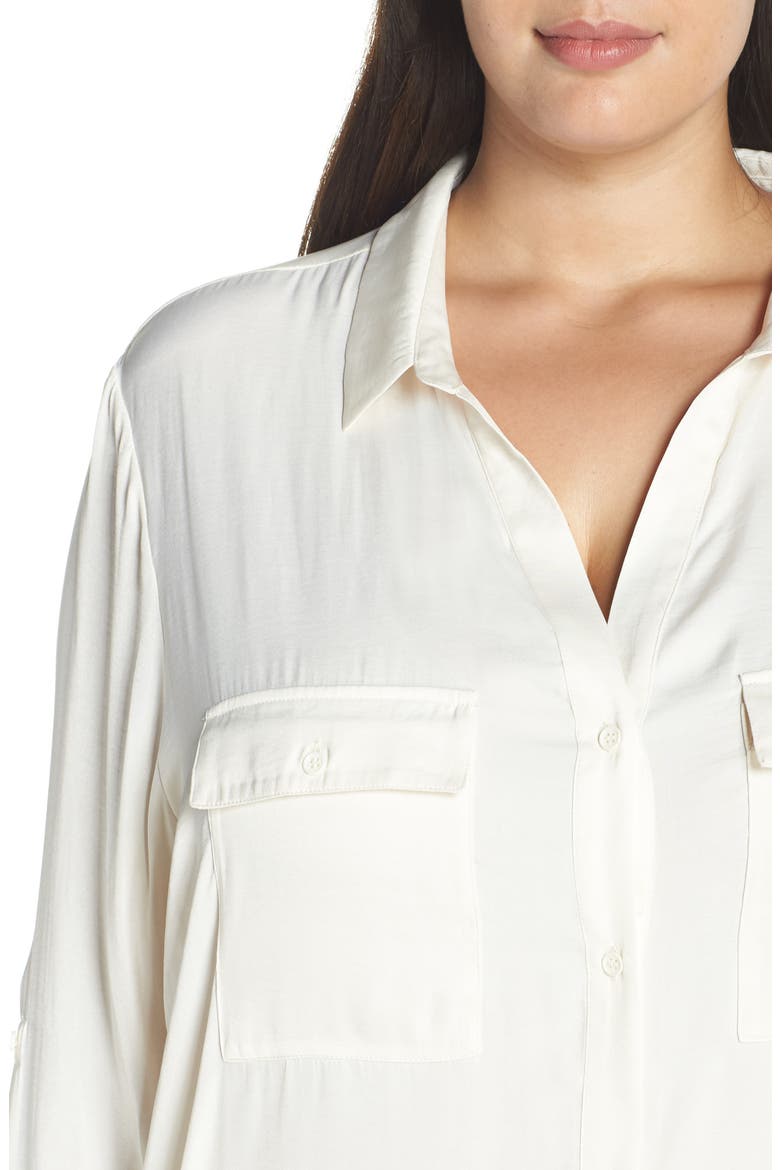 Carol Shirt, Alternate, color, GARDENIA