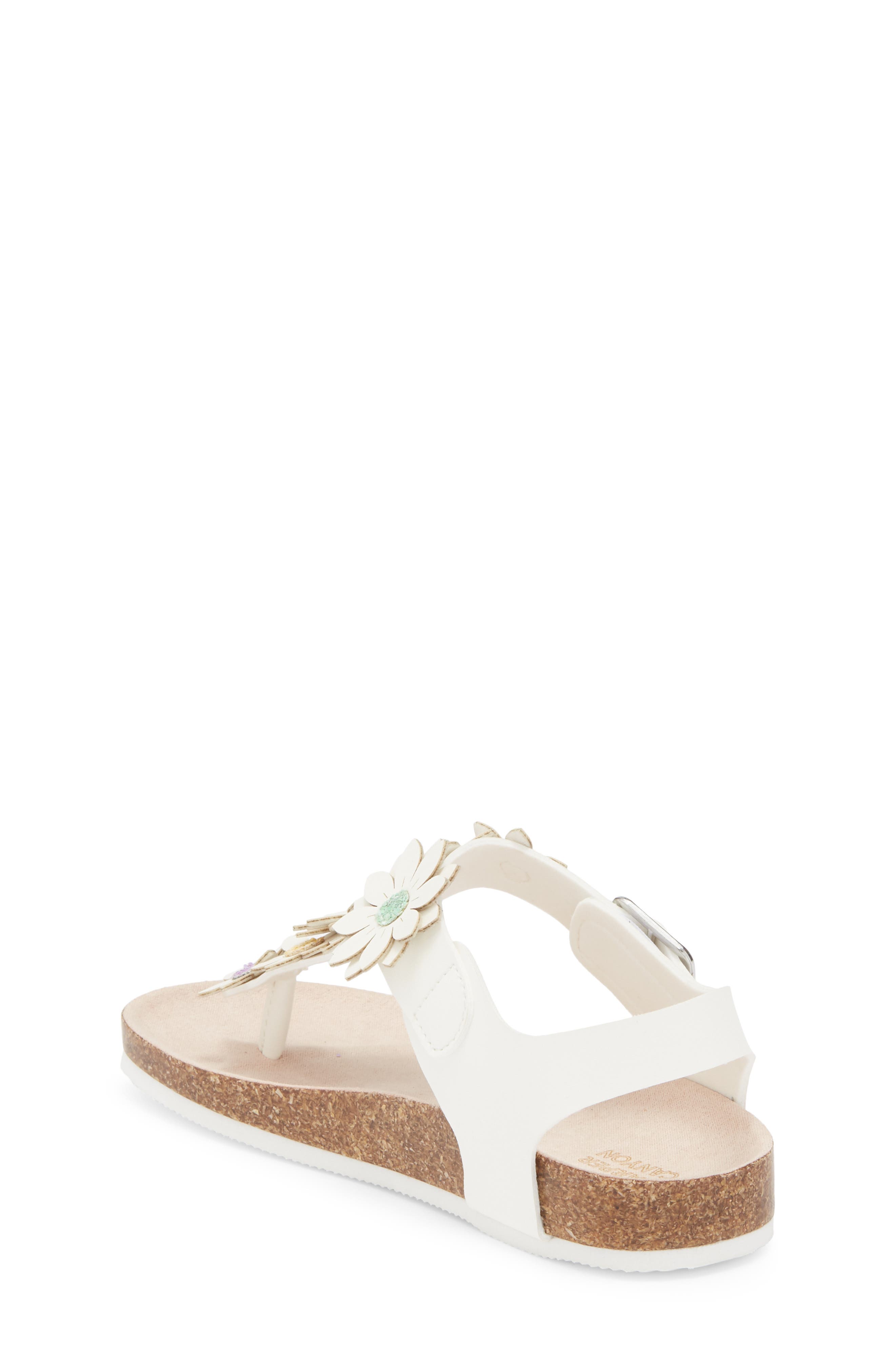 Harper Canyon Kids' Elenna T-Strap Sandal, Alternate, color, White Multi