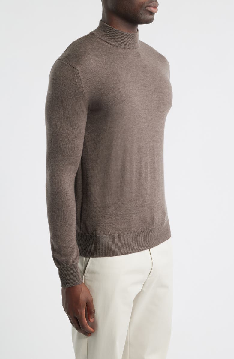 Aurélien Cashwool<sup>®</sup> Mock Neck Sweater, Alternate, color, Ash Grey