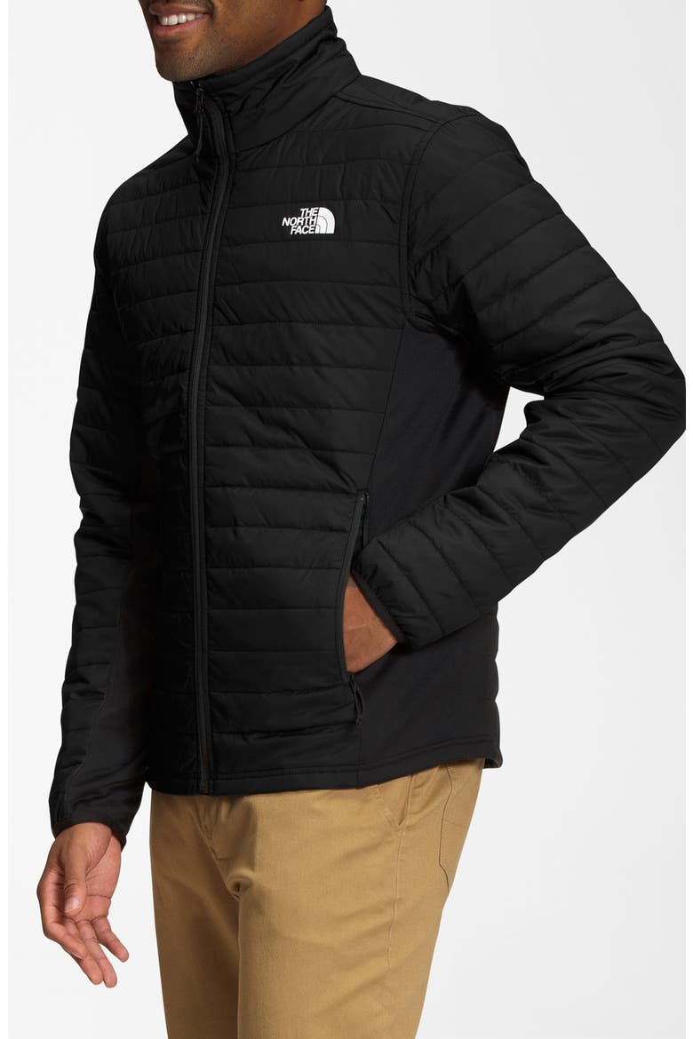 Canyonlands Water Repellent Hybrid Jacket, Alternate, color, TNF BLACK