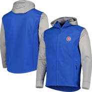 DUNBROOKE Men's Dunbrooke Royal/Heather Gray Chicago Cubs Alpha Full-Zip Jacket