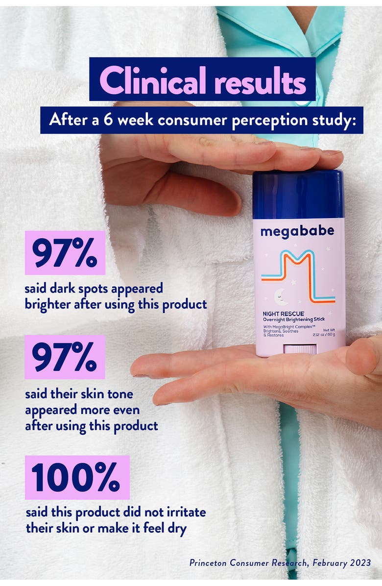 Megababe Night Rescue Overnight Brightening Stick, Alternate, color, Purple