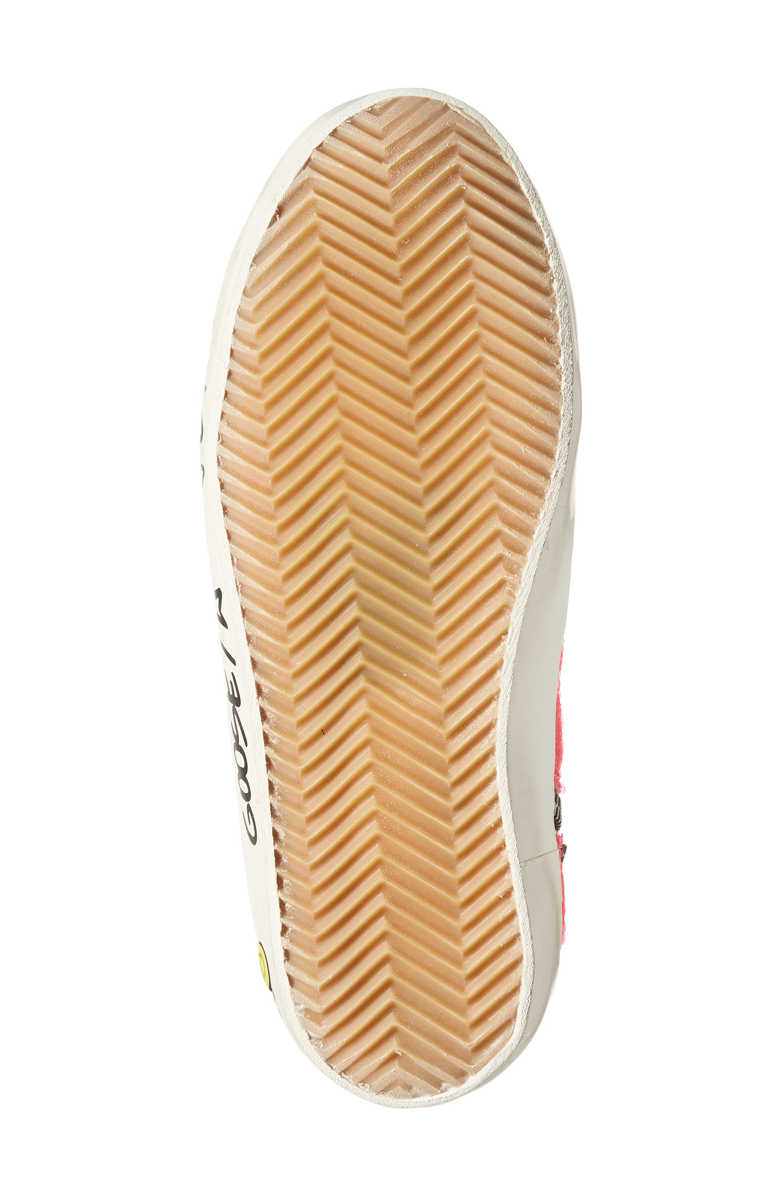 Golden Goose Kids' Francy Penstar Sequin High Top Sneaker, Alternate, color, Pink Fluo/ Ice/ Silver