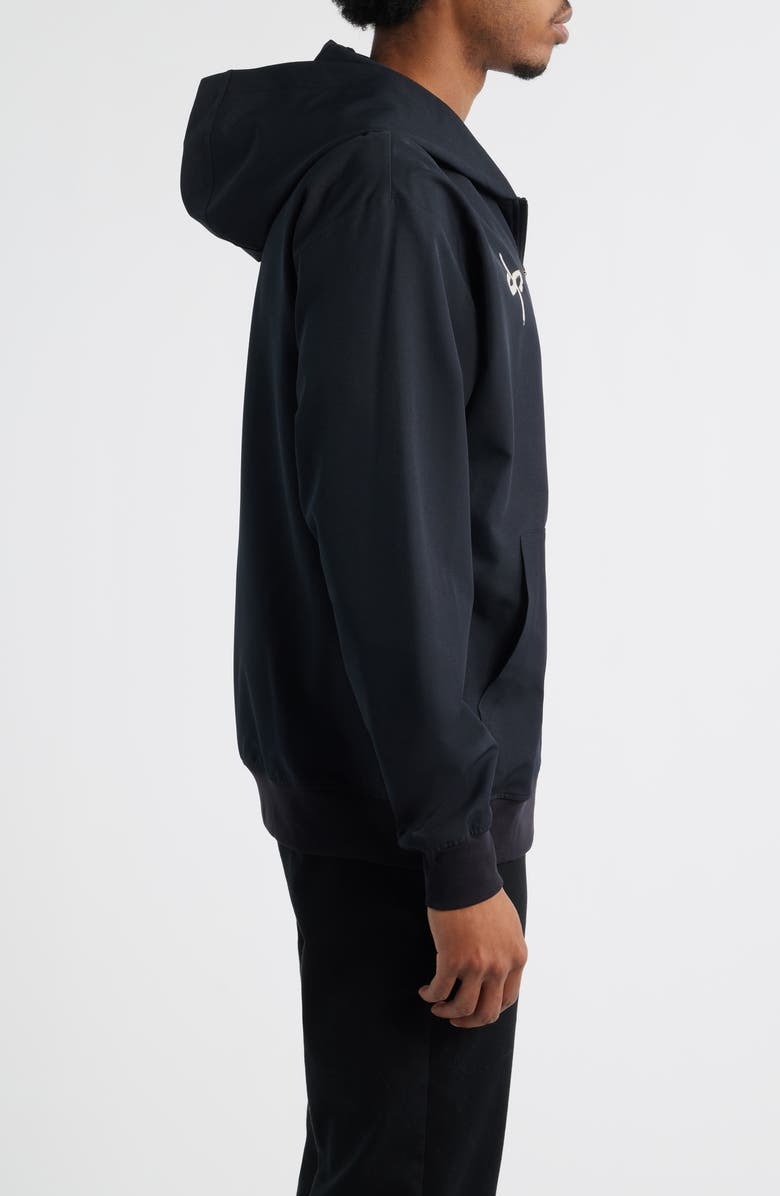 SANTO STUDIO Tempo Bold Luke Tech Water Resistant Hooded Jacket, Alternate, color, Black