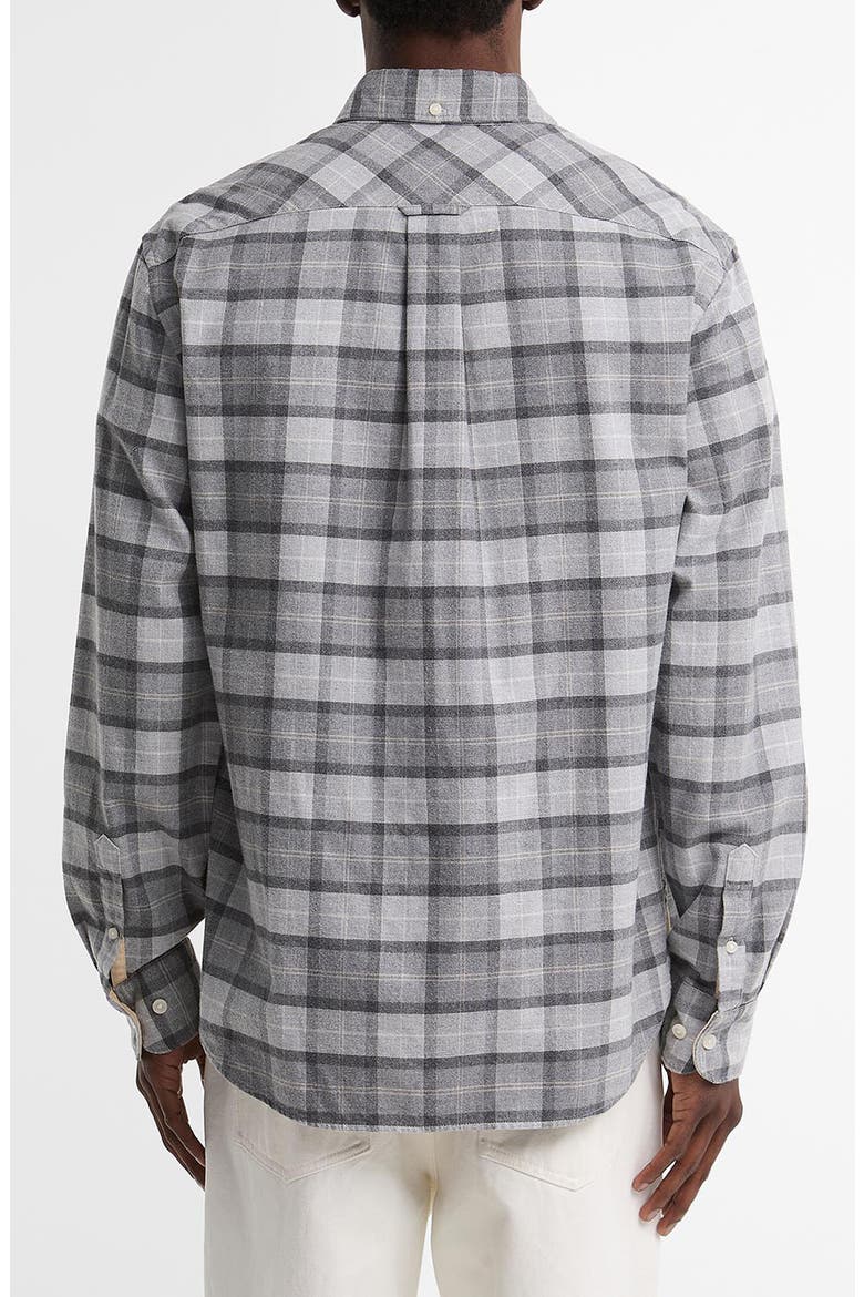 Mineral Tartan Authentic Button Down Shirt, Alternate, color, ICE GRANITE