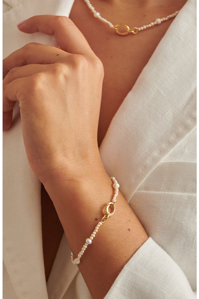 Pearl Glow Bracelet, Alternate, color, Gold