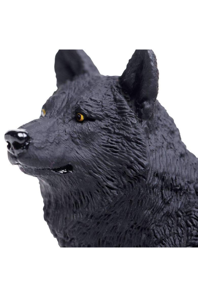 Black Wolf Toy, Alternate, color, No Color
