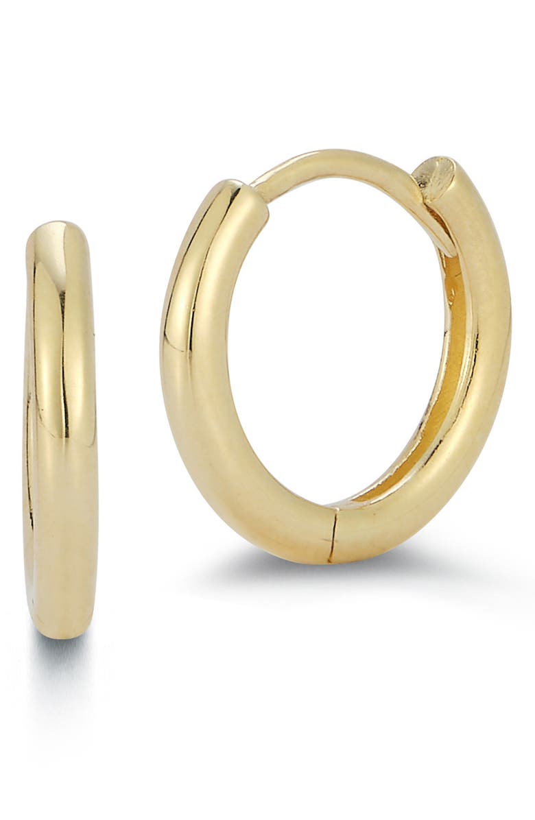 Ember Fine Jewelry <p>14K Gold Huggie Hoop Earrings</p>, Main, color, Gold