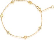 VALANI ATELIER Elegance Diamond Geometric Station Bracelet