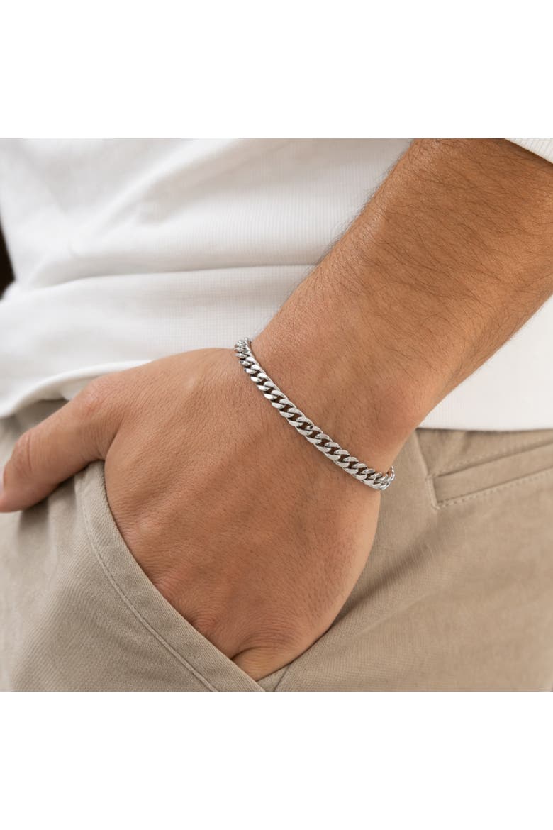 Lockwood Metal Link Bracelet, Alternate, color, Silver