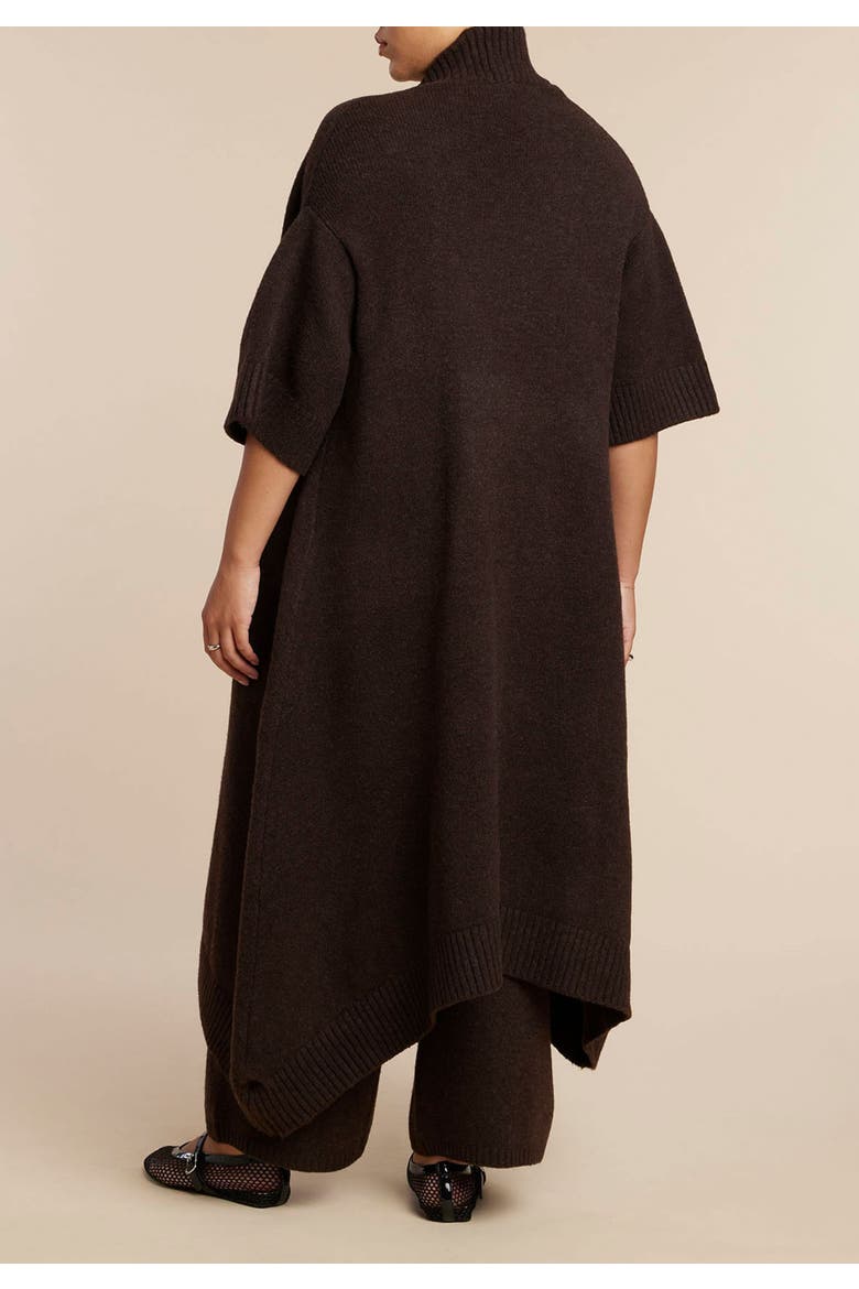 Dramatic Sweater Duster, Alternate, color, CHICORY COFFEE