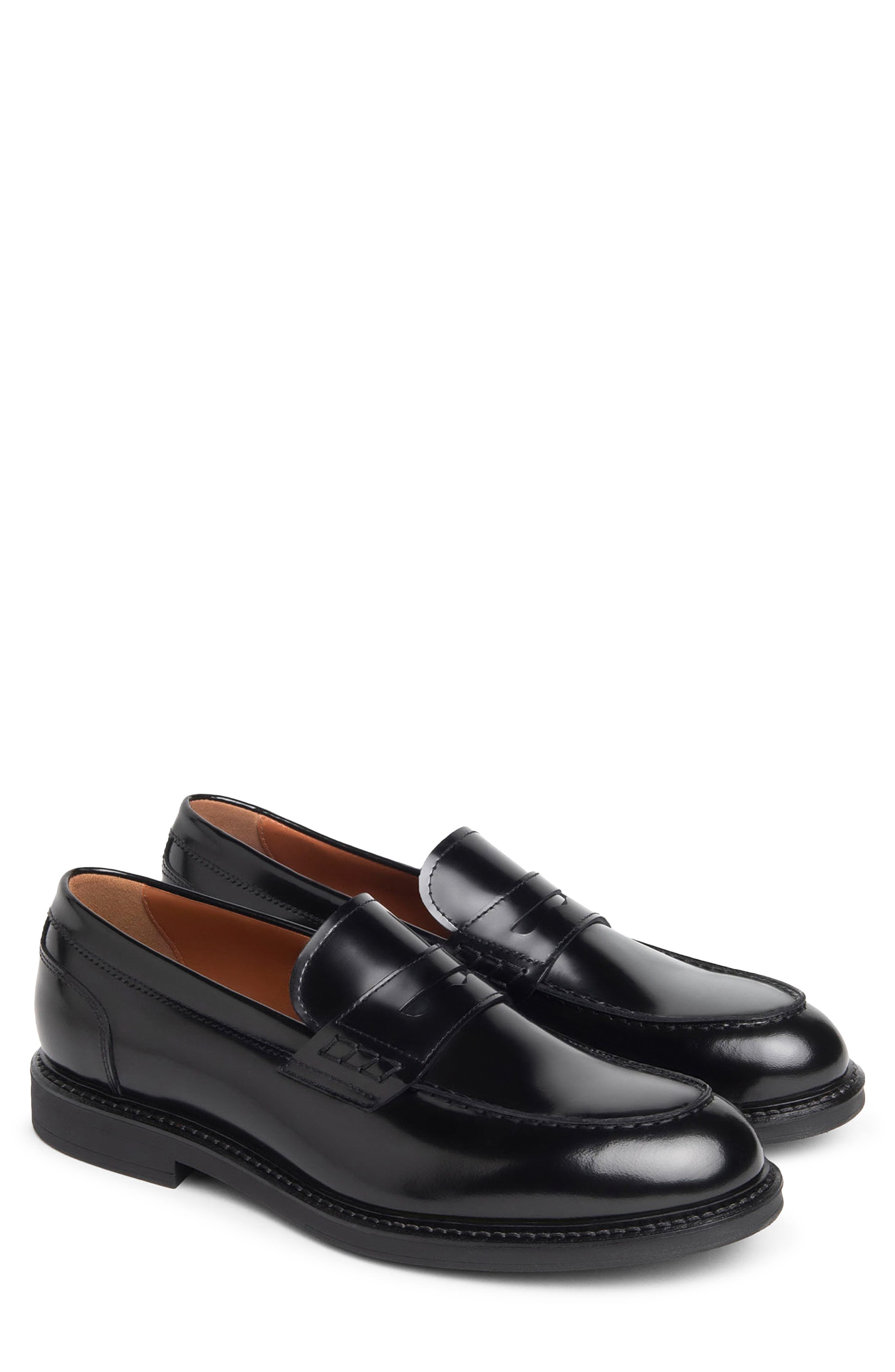 NeroGiardini Penny Loafer, Main, color, Black