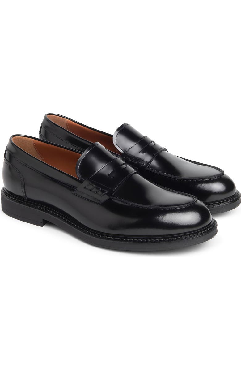 NeroGiardini Penny Loafer, Main, color, Black