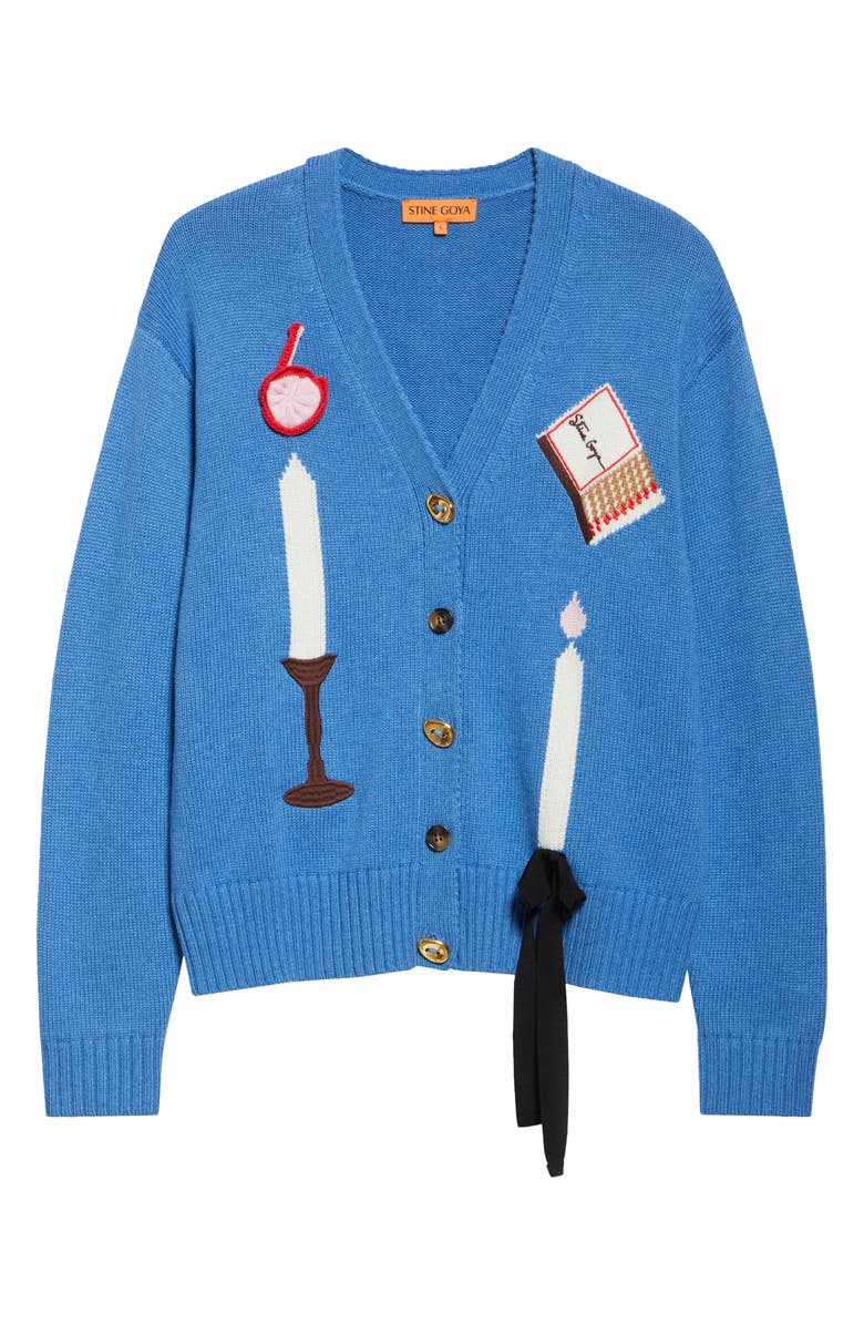 Stine Goya Candle Setting Cardigan, Alternate, color, 