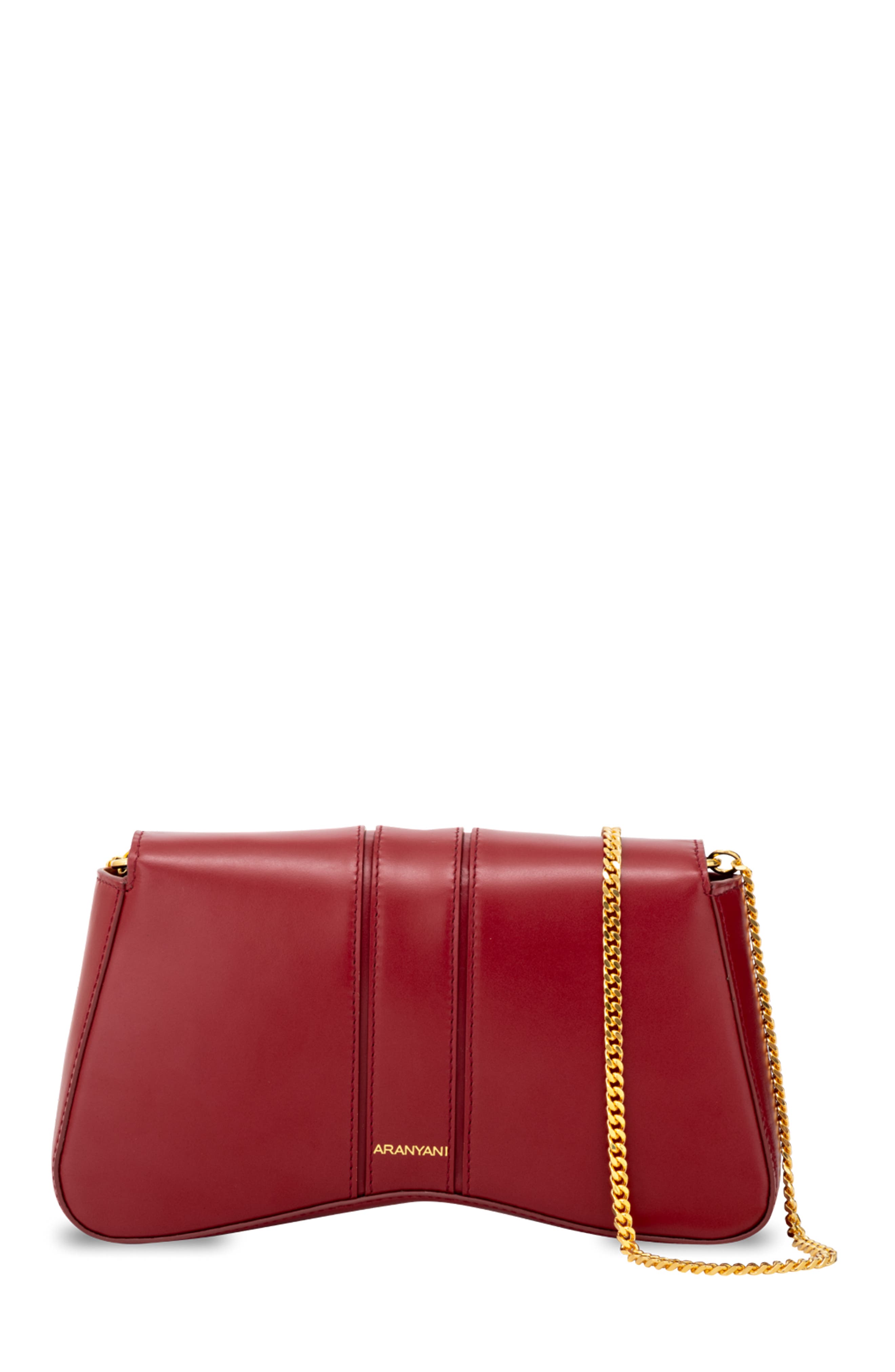Marquise Clutch 9, Alternate, color, Lava Red
