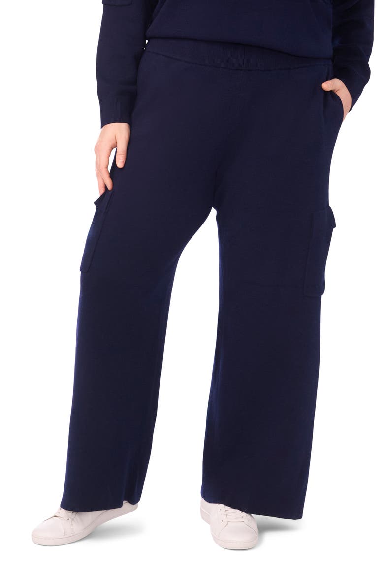 Straight Leg Knit Pants, Main, color, CLASSIC NAVY