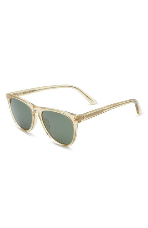 Diff Dash 69mm Oversize Polarized Mirrored Aviator Sunglasses In Gold