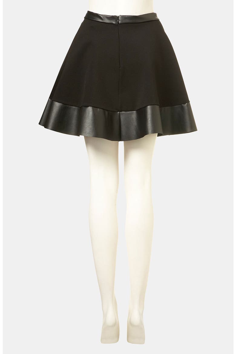 Skater Skirt, Alternate, color, BLACK
