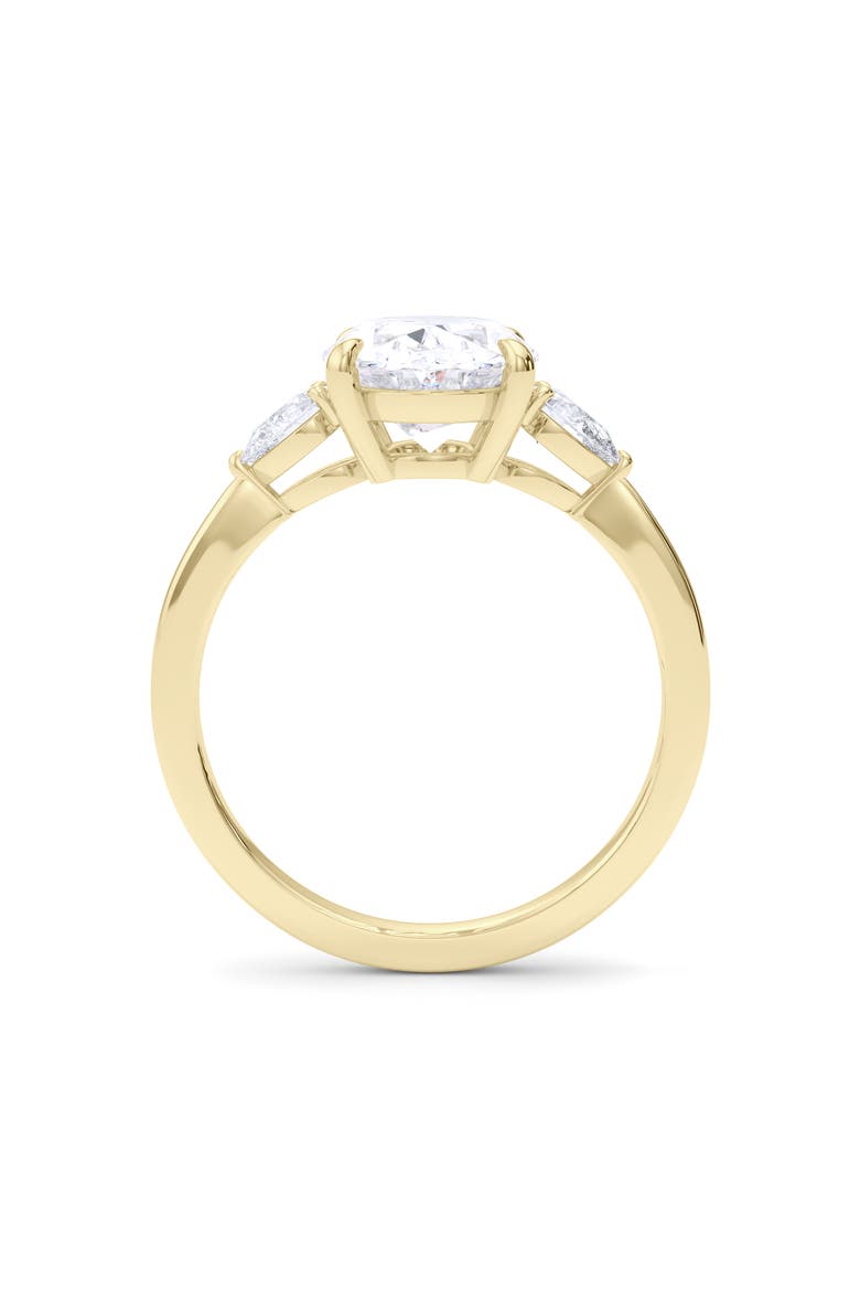 Oval & Pear Cut Lab Grown Diamond Ring, Alternate, color, 18K YELLOW GOLD