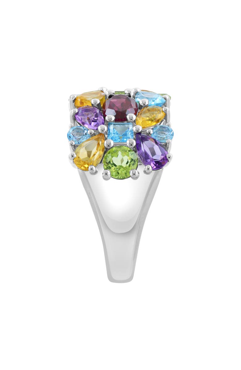 EFFY Sterling Silver Semiprecious Stone Cluster Ring, Alternate, color, Silver