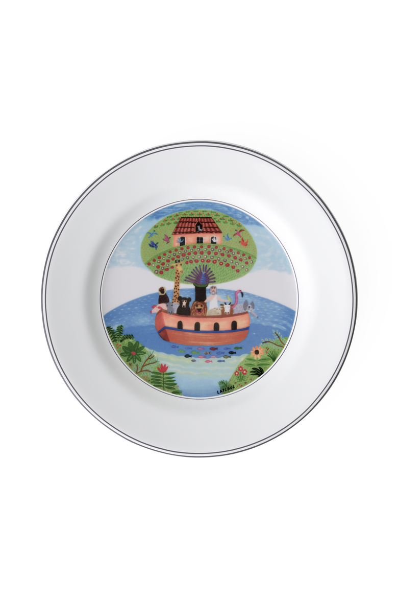 Design Naif Salad Plate #2 Noah's Ark, Main, color, None