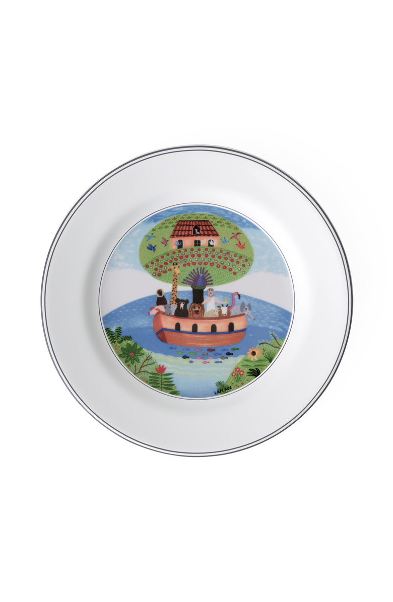 Villeroy & Boch Design Naif Salad Plate #2 Noah's Ark, Main, color, NO COLOR