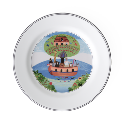 Design Naif Salad Plate #2 Noah's Ark