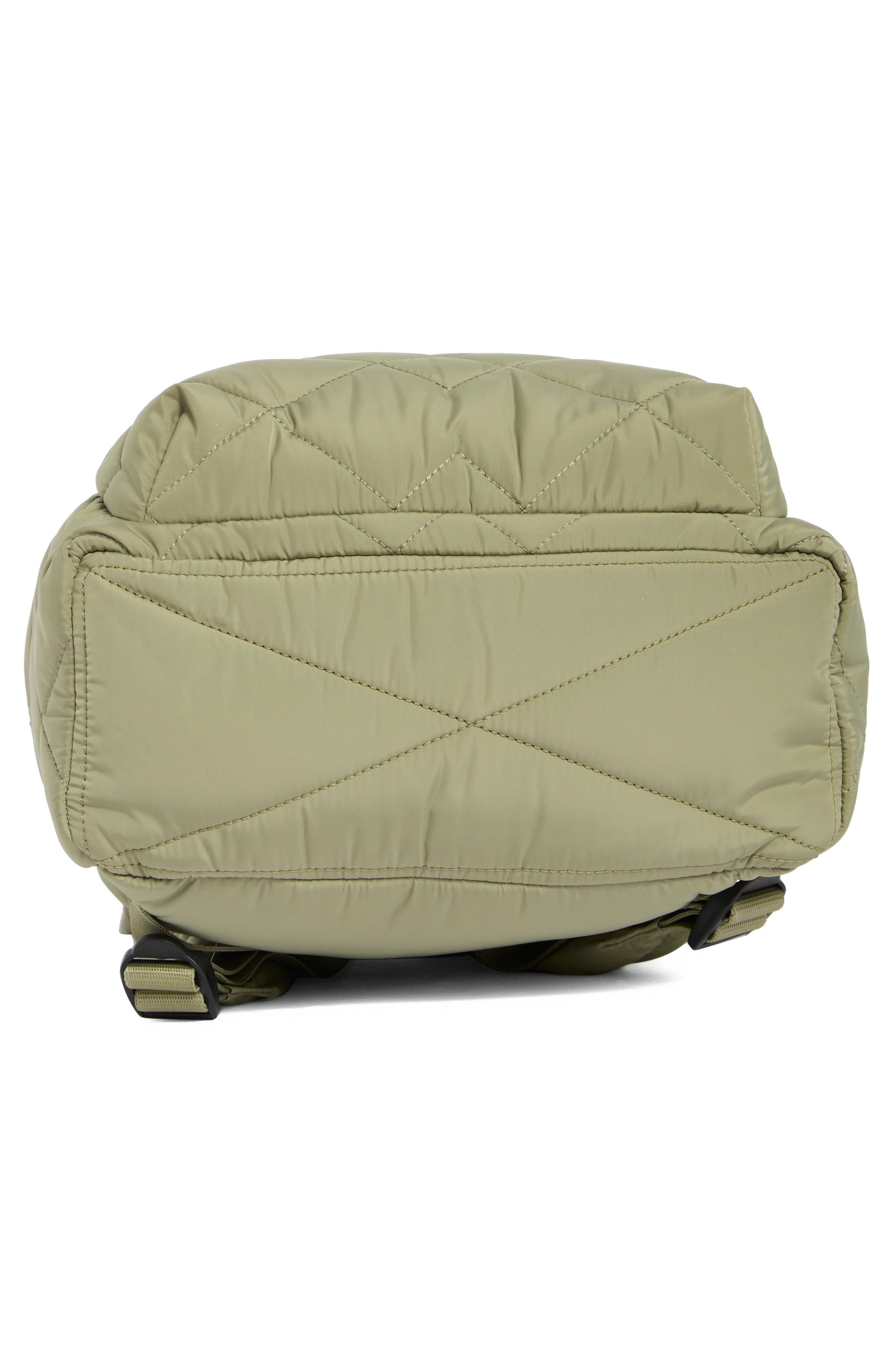 Quilted Nylon School Backpack, Alternate, color, REED