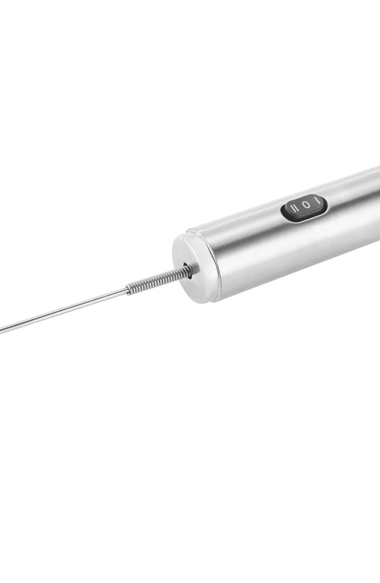 Rosle Stainless Steel Dual Speed Frother with Round Handle, 9-Inch, Alternate, color, 