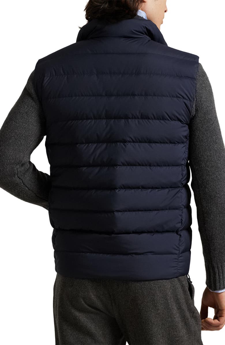Polo Ralph Lauren The Colden Packable Matte Down Vest, Alternate, color, Collection Navy