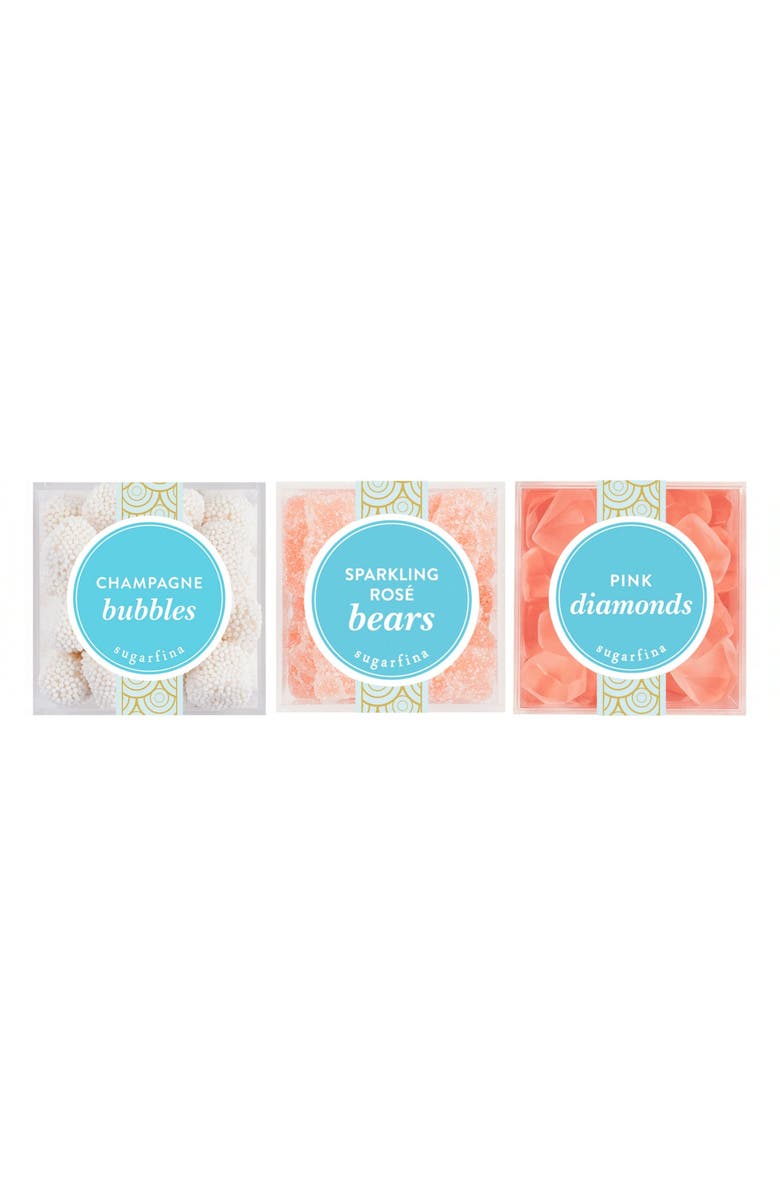 sugarfina Cake Box 3-Piece Candy Bento Box, Main, color,