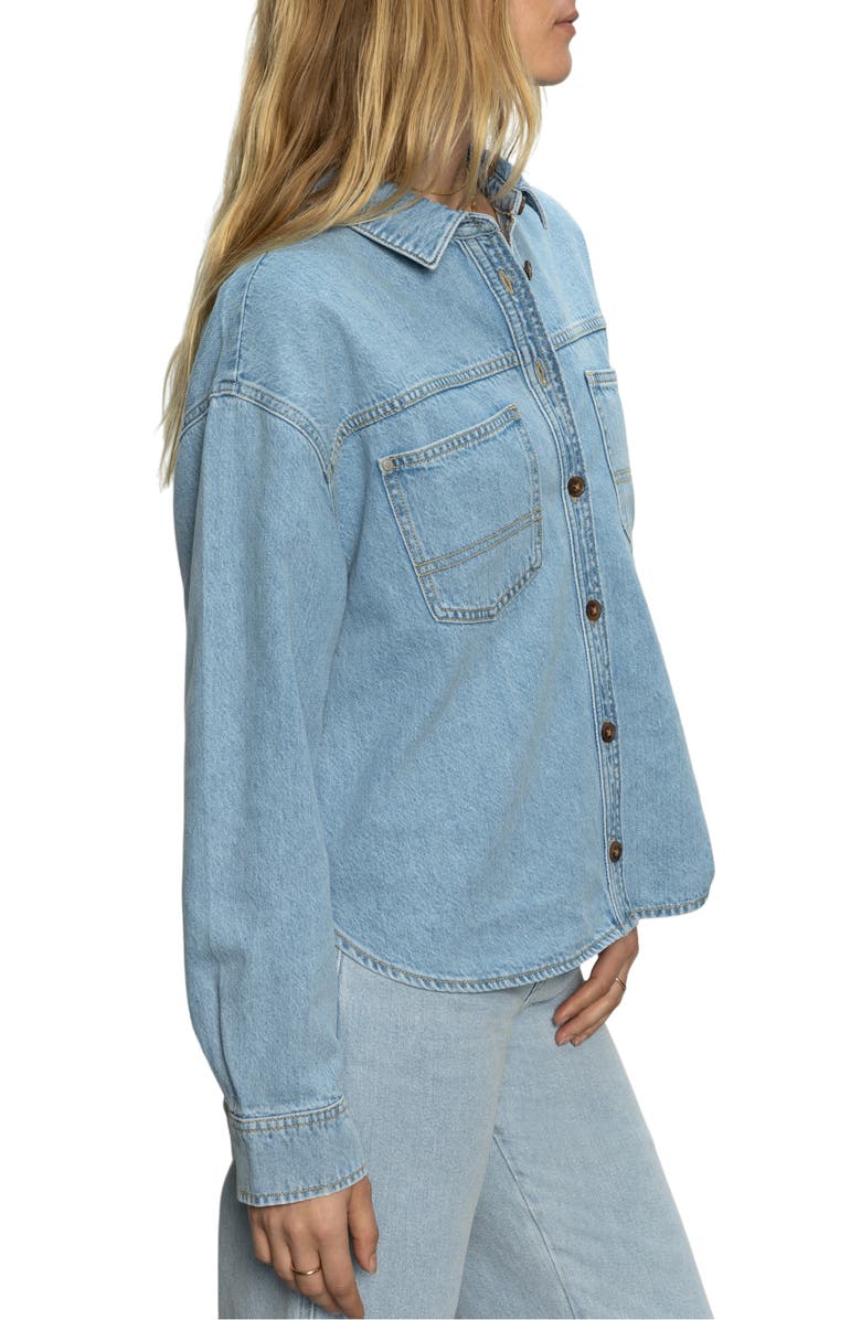 Sanctuary Ivy Denim Shirt, Alternate, color, 