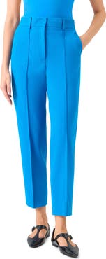 Akris punto Stretch Knit Tailored Ankle Pants