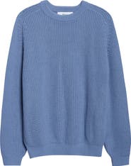 PALMES Fisherman Stitch Cotton Sweater