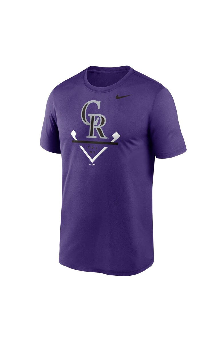 Nike Men's Nike Purple Colorado Rockies Icon Legend Performance T-Shirt, Alternate, color, Purple