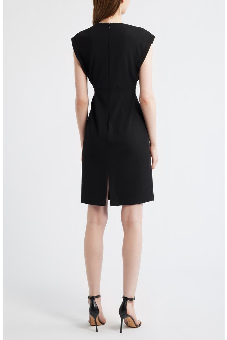 black anne klein dress Anne Klein Plus Size Classic Wrap Dress - Black